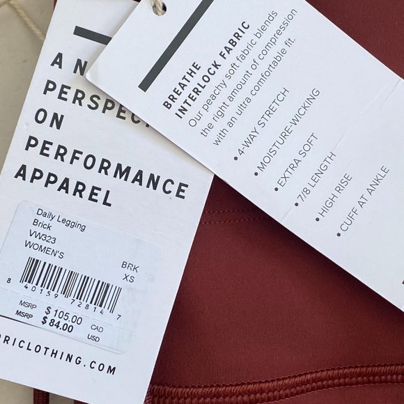 NWT Daily Legging Women's BreatheInterlock™ Leggings - Picture 6 of 9